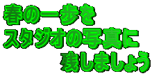 �t�̈�����@ �X�^�W�I�̎ʐ^�� �@�@�@�@�c���܂��傤